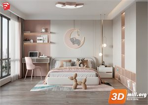 Children Room Scenes Skp FIles 